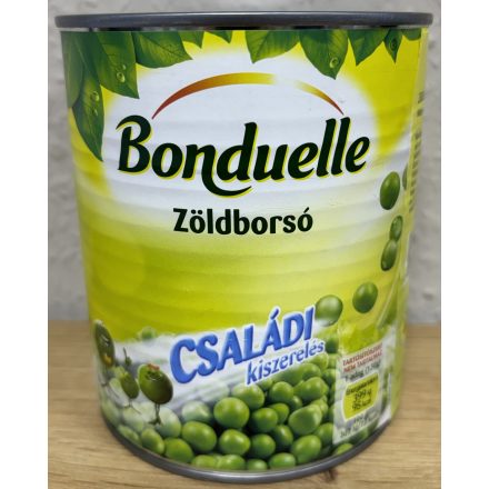 Bonduelle családi zöldborsó 530g