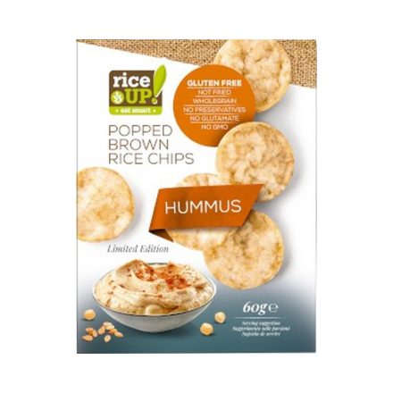 Rice Up Barnarizs Chips Hummus 60g