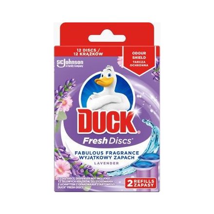 Duck WC Öblítő Korong utántöltő Levendula 2*36ml