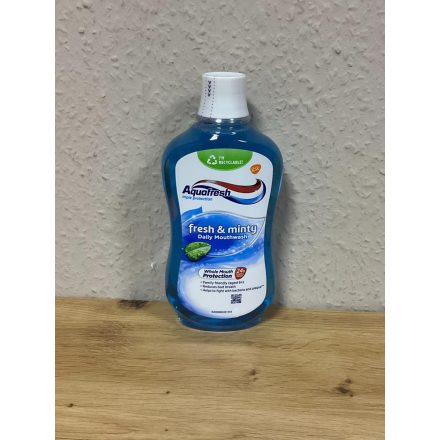 Aquafresh szájvíz 500ml Fresh-Mint