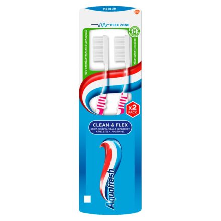 Aquafresh Fogkefe Duo Pack