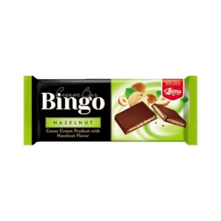 Bingo Tábla Mogyorós krémmel töltött tejtábla 90g