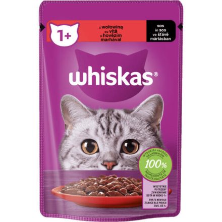 Whiskas alut.marha 85 g