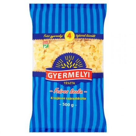 Gyermelyi 500g 4 Tojásos Fodros Nagykocka