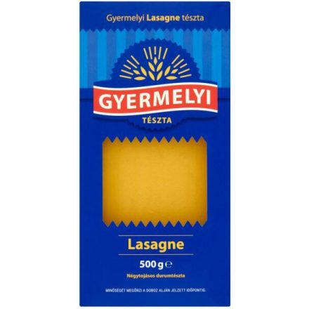 Gyermelyi 500 gr 4 toj. Lasagne