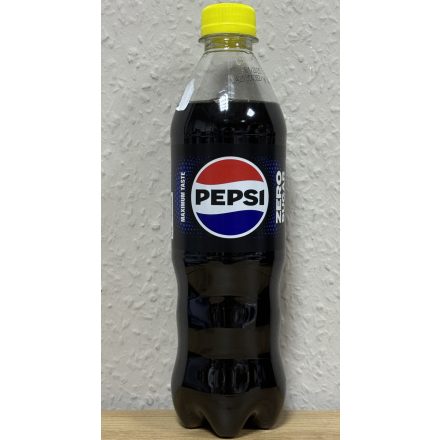 Pepsi Zero 500ml Visszaváltható üvegben