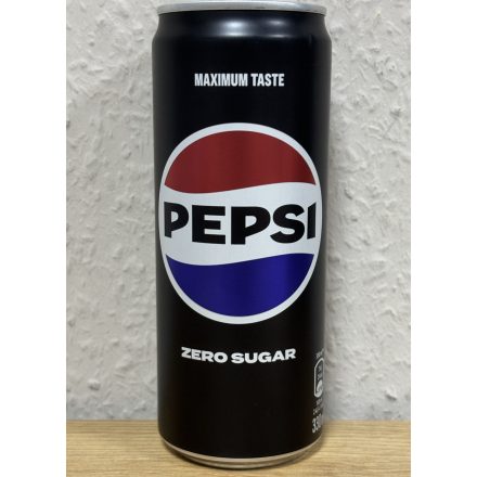 Pepsi Zero 330ml Visszaváltható üvegben