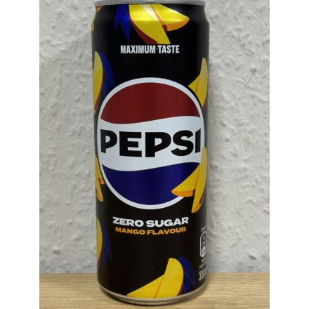 Pepsi Zero Mango 330ml Visszaváltható üvegben