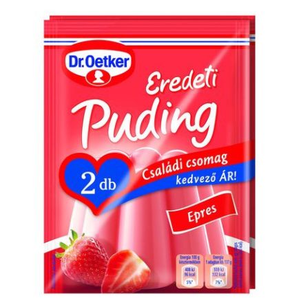 Dr. Oetker Pudigpor 2*40g Epres