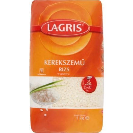 Riceland Bio Kerekszemű "A" rizs 500gr