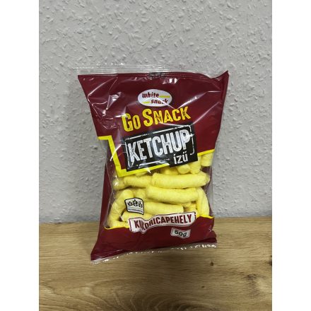 White Snack 50 g Kukoricapehely Ketchup Gluténmentes