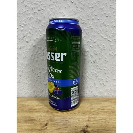 Gösser Natur Zitrone 0,5 ml 0 % Áfonya-Citrom Visszaváltható Dobozban