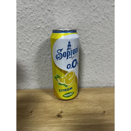 Soproni Sör Alkoholmentes 0,5 l Citrom