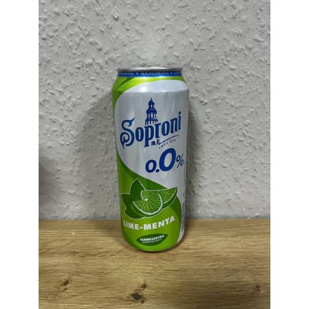 Soproni Sör Alkoholmentes 0,5 l Lime-Menta