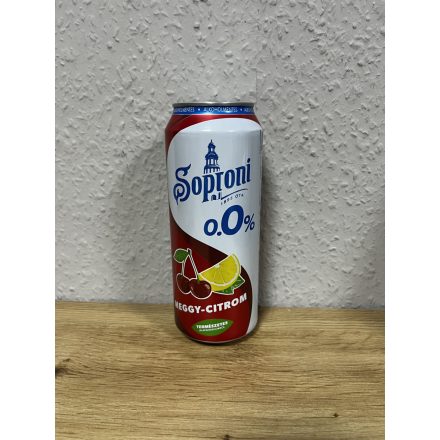 Soproni Sör Alkoholmentes 0,5 l Meggy-Citrom