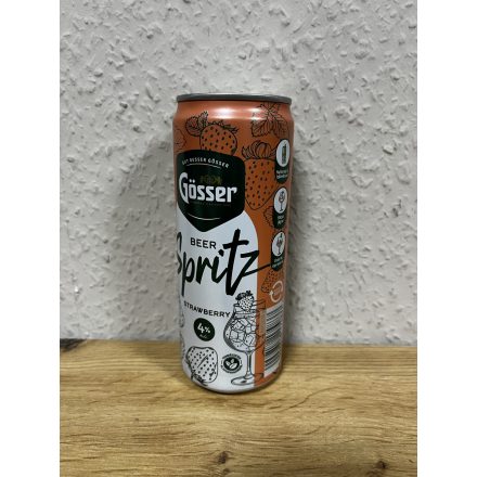 Gösser Beer Spritz 0,33 l 4 % Strawberry Visszaváltható Dobozban