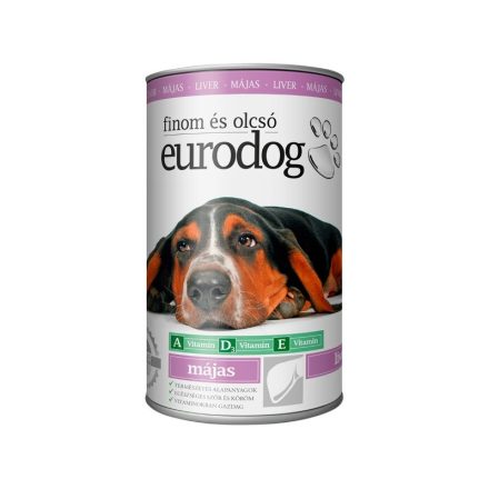 Eurodog kutyakonzerv májas 415g