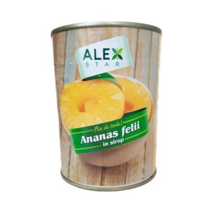 Ales star körszeletes ananász 565/300 g