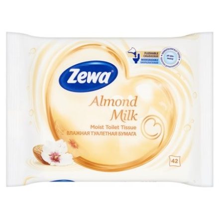 Zewa Nedves Törlőkendő 42db Almond Milk