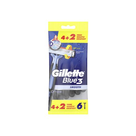 Gilette Blue 3 Smooth 4 2 Borotva