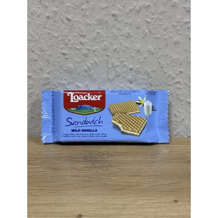 Loacker Szendvics Milk-Vanilla 25g