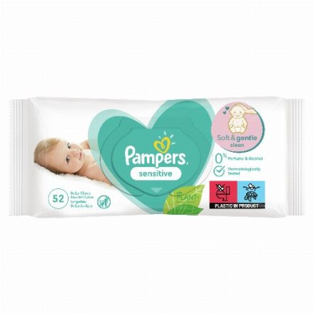 Pampers Popsitörlő 52db-os Sensitive