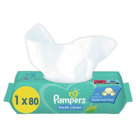 Pampers Popsitörlő 80db-os Fresh Clean