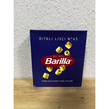 Barilla Tészta 500 g  Ditali Lisci  N.45