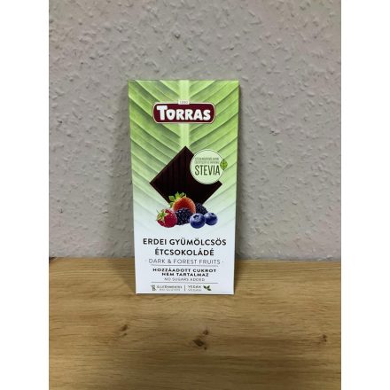 Torras Csoki 100gr Stevia Erdei Gyümölcs