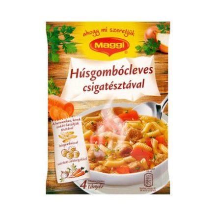 Maggi Húsgombócleves Csigatésztával 62g