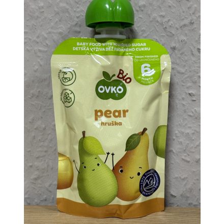 Ovko Bio Körte Pouch 6hó 90g