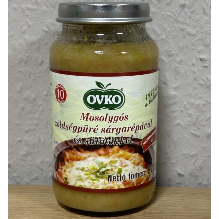 Ovko Mosolygós Zöldségpüré 220g 10hó