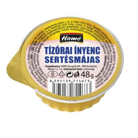 Hamé Tízórai Ínyenc Sertésmájkrém  48g