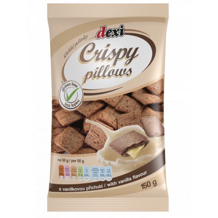 Dexi Crispy Vanília Párnák 150g