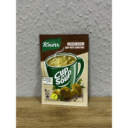 Knorr Bögrés leves 15 g Vargányakrém Zsemlekockával