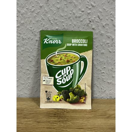 Knorr Bögrés leves 16 g Brokkolikrém Zsemlekockával