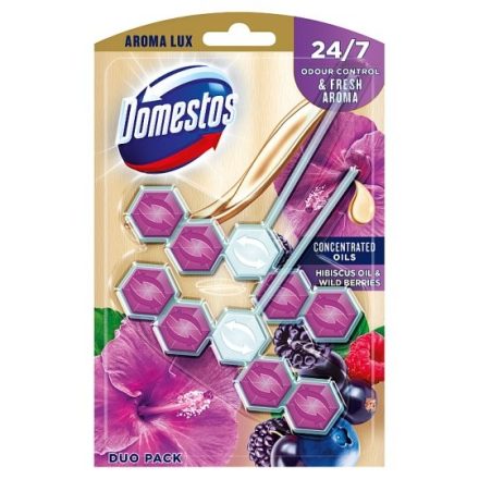 Domestos Aroma Lux Hibiscus Oil 2*55g