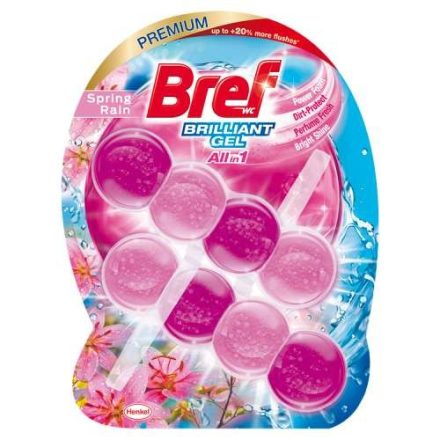 Bref wc tisztitó brilliant spring rain 2x42g